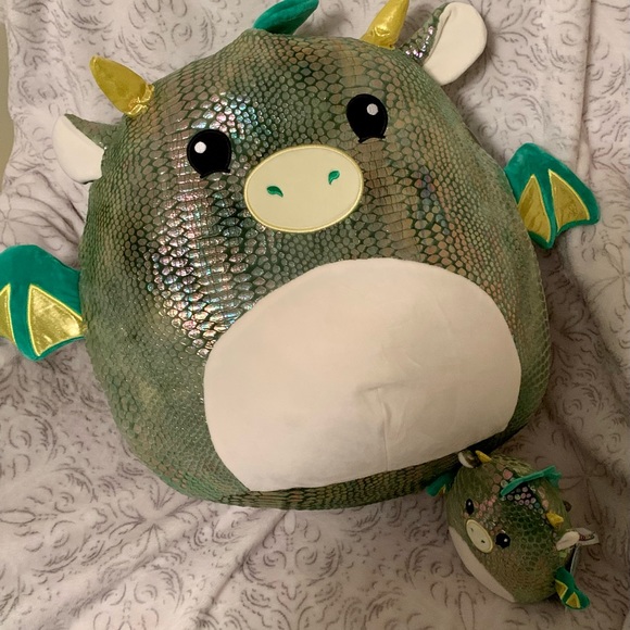SQUISHMALLOWS Dragon MARTY Large Size 2021 Walgreens Exclusive Edition RARE HTF - Picture 1 of 9